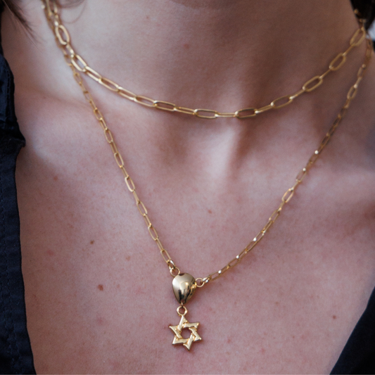 Roots Double-Layered Gold Necklace
