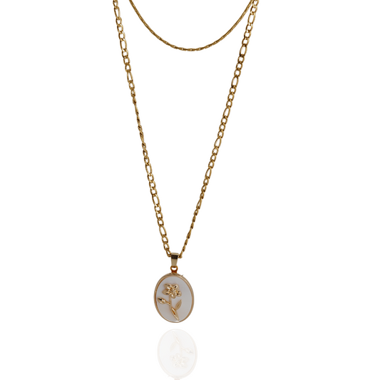 Anne Double-Layered Gold Necklace