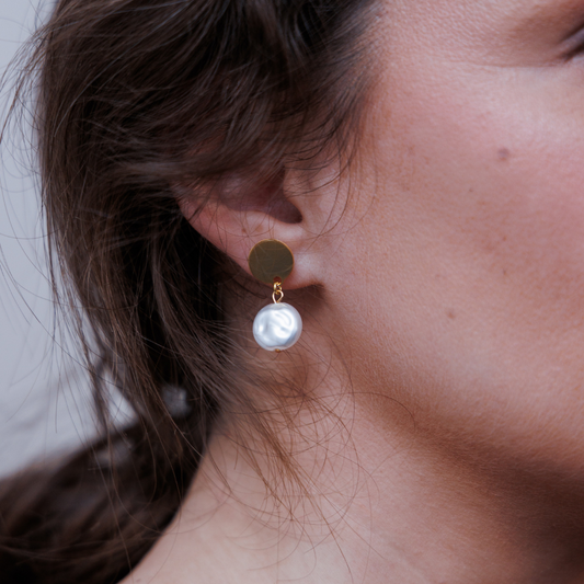Provence Gold Attached Earrings