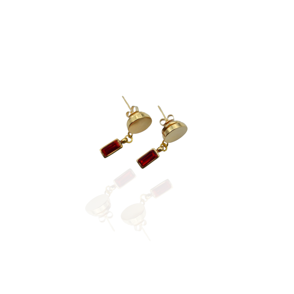 Rubi Gold Attached Earrings