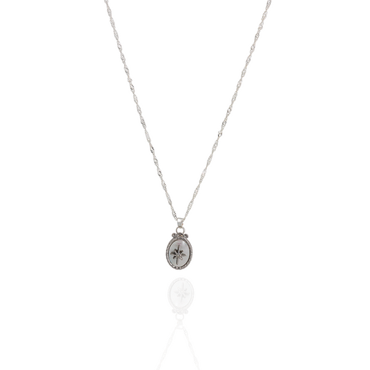 Charlotte Silver Rope Necklace