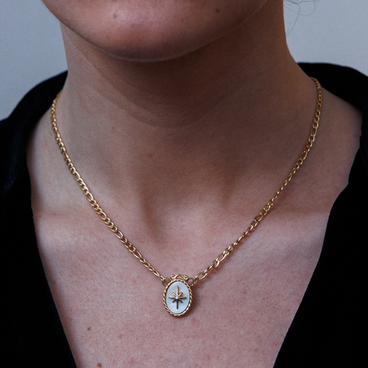 Charlotte Gold Links Necklace