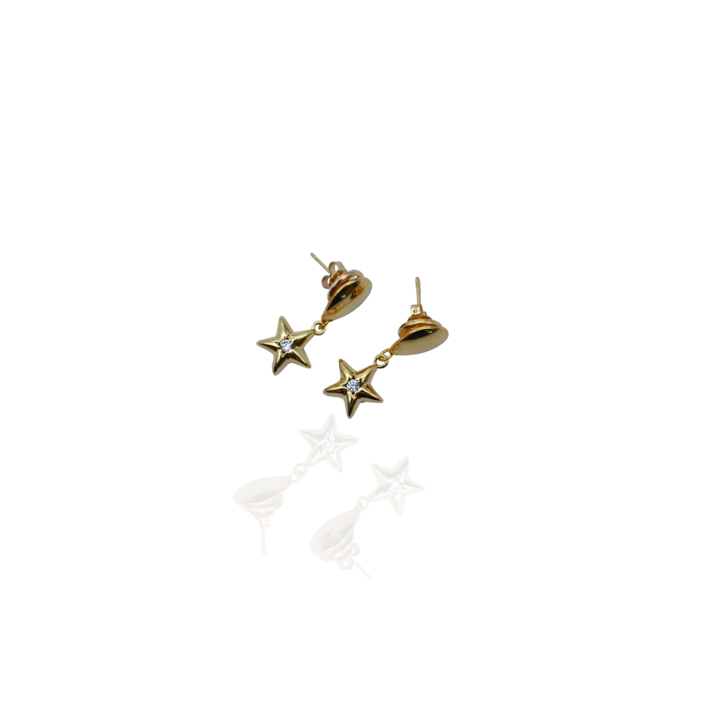 Marseille Gold Attached Earrings