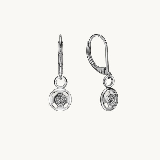 Pair of Hanging Earring Bases | Silver