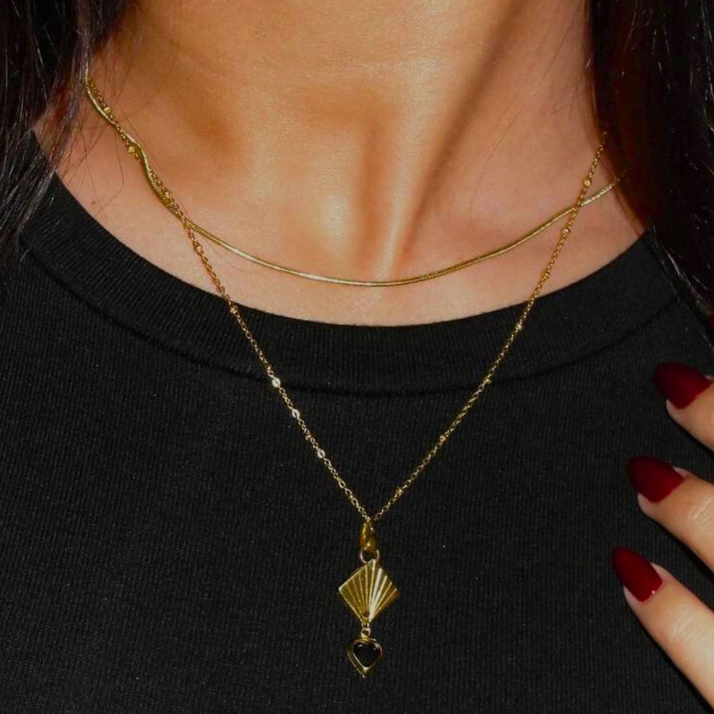Match! Rigel Gold with Augustine Double-Layered chain