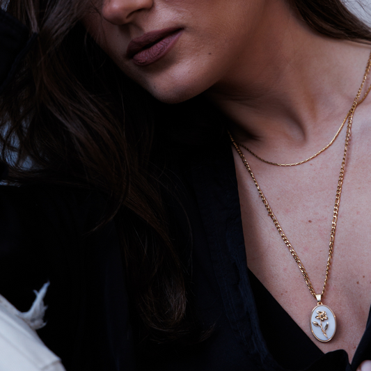 Martini Double-Layered Gold Chain | Snap