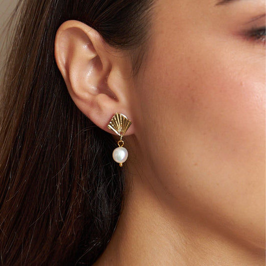 Kabo Gold Attached Earring